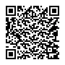 QR код за телефонен номер +14092001188