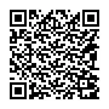 QR код за телефонен номер +14092001190