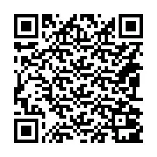 QR код за телефонен номер +14092001195