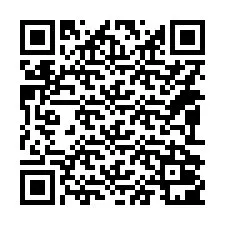 Código QR para número de teléfono +14092001221