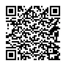 QR код за телефонен номер +14092001225