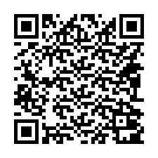 QR-koodi puhelinnumerolle +14092001226