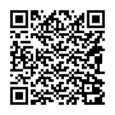 QR kód a telefonszámhoz +14092001230