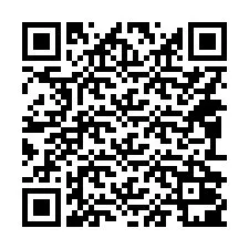 QR-koodi puhelinnumerolle +14092001242