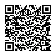 QR-koodi puhelinnumerolle +14092001260