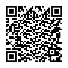 Código QR para número de teléfono +14092001270