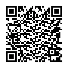 QR-code voor telefoonnummer +14092001278