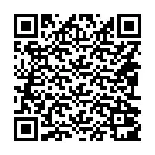 Código QR para número de teléfono +14092001296