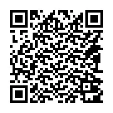 QR-code voor telefoonnummer +14092001299