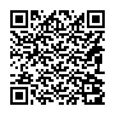 QR Code สำหรับหมายเลขโทรศัพท์ +14092001305