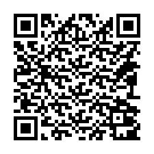 QR kód a telefonszámhoz +14092001309