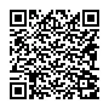 Código QR para número de teléfono +14092001322