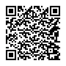 Código QR para número de teléfono +14092001335