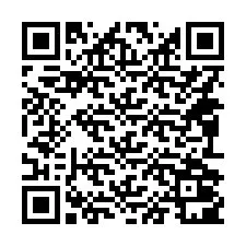 Kod QR dla numeru telefonu +14092001342