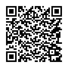 QR kód a telefonszámhoz +14092001344