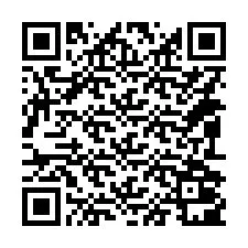 QR-code voor telefoonnummer +14092001351