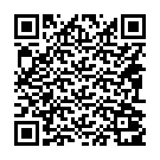 QR код за телефонен номер +14092001352