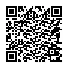 QR-code voor telefoonnummer +14092001389