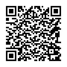 QR код за телефонен номер +14092001611