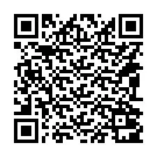 QR-koodi puhelinnumerolle +14092001660