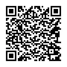 QR-koodi puhelinnumerolle +14092001683