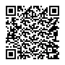 QR kód a telefonszámhoz +14092001684