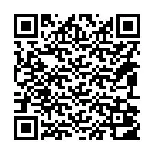 QR-kood telefoninumbri jaoks +14092002001