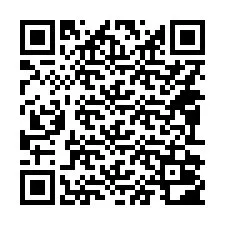 QR-code voor telefoonnummer +14092002062