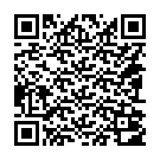 QR код за телефонен номер +14092002098