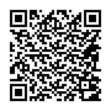 Código QR para número de teléfono +14092002177