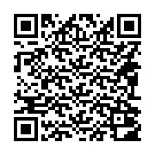 QR-koodi puhelinnumerolle +14092002262