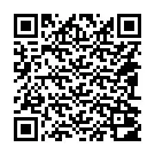 Código QR para número de teléfono +14092002268