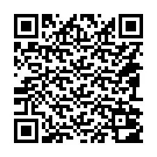 QR kód a telefonszámhoz +14092002418