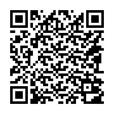 Código QR para número de teléfono +14092002438