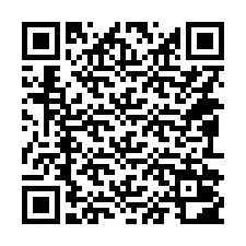 QR код за телефонен номер +14092002448