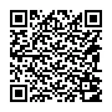 Código QR para número de teléfono +14092002560