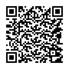 Código QR para número de telefone +14092002668