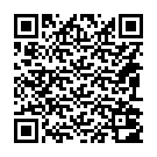 QR-koodi puhelinnumerolle +14092002915