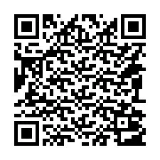 QR код за телефонен номер +14092003114