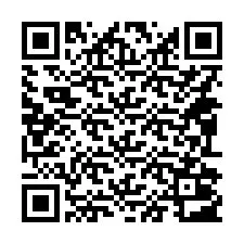 QR-code voor telefoonnummer +14092003172