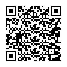 QR-koodi puhelinnumerolle +14092003327