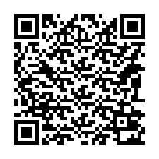 QR-code voor telefoonnummer +14092022055