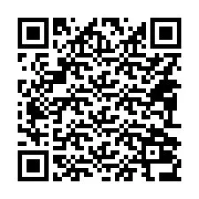 Kod QR dla numeru telefonu +14092036323