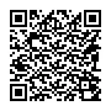 QR-koodi puhelinnumerolle +14092050614