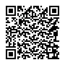 QR-code voor telefoonnummer +14092062044