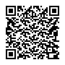 QR-код для номера телефона +14092200285