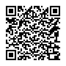 Kod QR dla numeru telefonu +14092300001