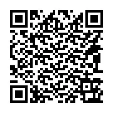 QR-код для номера телефона +14093163430