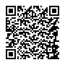 Código QR para número de telefone +14096843818