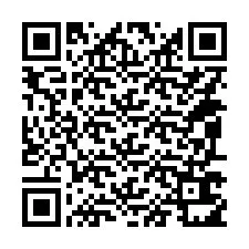 Código QR para número de teléfono +14097611270